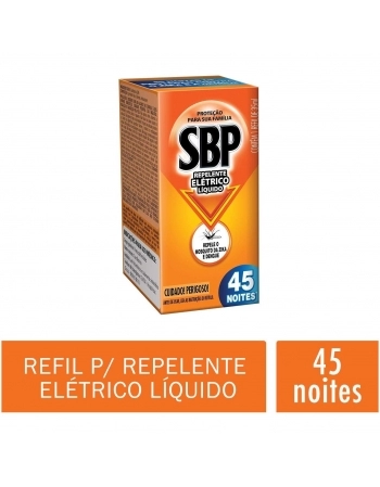 REPELENTE RB ELÉTRICO LÍQUIDO SBP CAIXA 35ML