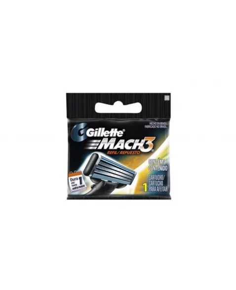 CARGA DE APARELHO PARA BARBEAR GILLETTE MACH3 COM 10 UNIDADES