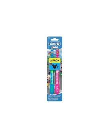 PACK 2 ESCOVAS DENTAIS P&G ORAL B INFANTIL KIDS MICKEY