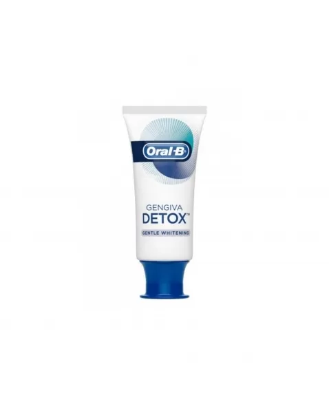 CREME DENTAL P&G ORAL B GENGIVA DETOX GENTLE WHITENING 24 PACOTE COM 102G CADA