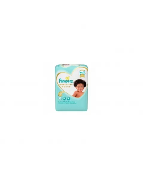 FRALDAS PAMPERS P&G PREMIUM CARE XXG 8 PACOTE 2COM 4