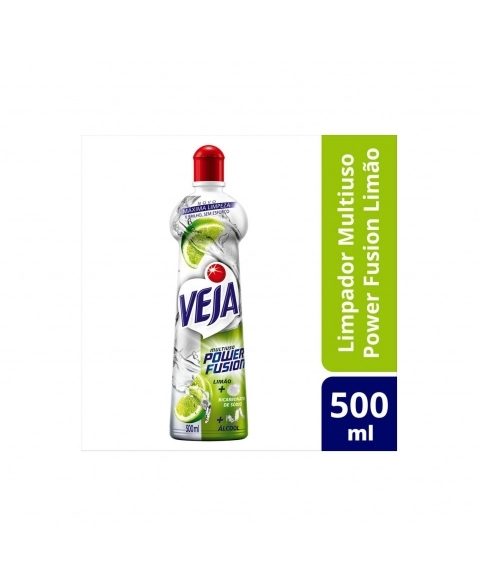 LIMPADOR MULTIUSO LIMÃO VEJA POWER FUSION SQUEEZE 500ML