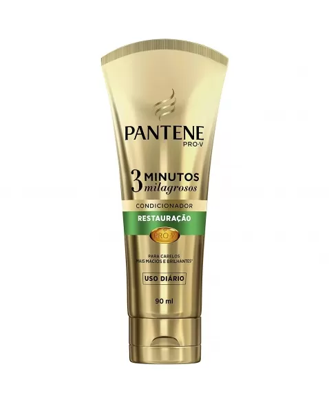 CONDICIONADOR PANTENE 3 MINUTOS MILAGROSOS RESTAURAÇÃO BISNAGA 90ML P&G