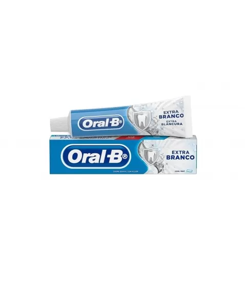 CREME DENTAL P&G ORAL-B EXTRA BRANCO 70G