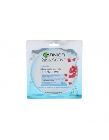 MÁSCARA FACIAL EM TECIDO HIDRATANTE REVITALIZANTE GARNIER SKINACTIVE HIDRA BOMB ENVELOPE 28G