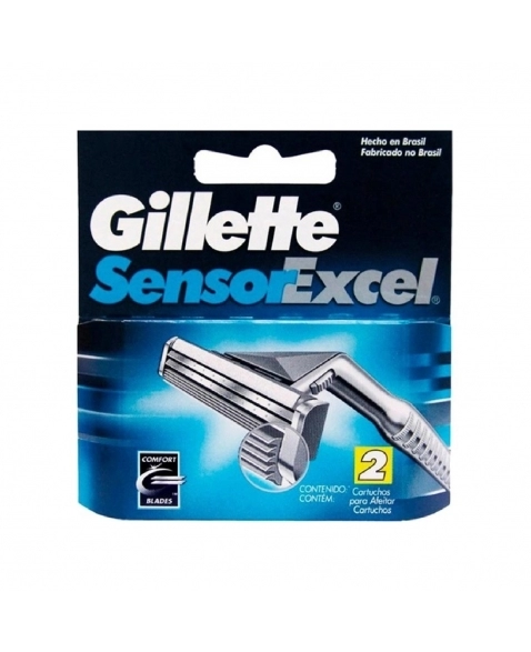 CARGA PARA APARELHO DE BARBEAR P&G SENSOR EXCEL 12PCT COM 2UN CADA