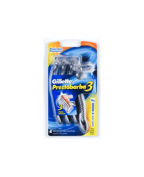 APARELHO DE BARBEAR P&G PRESTO 3 REGULAR LEVE 4 PAGUE 3