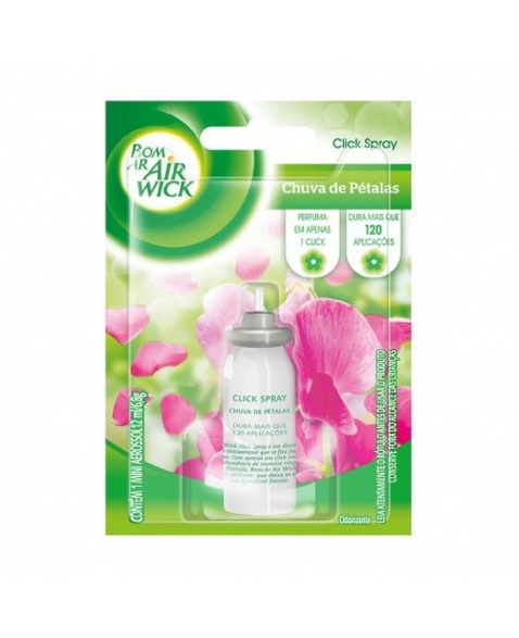 BOM AR CLICK SPRAY REFIL CHUVA PETAL 12ML