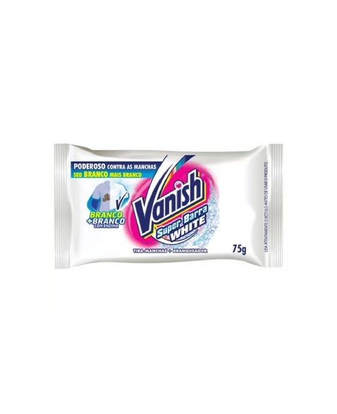 TIRA-MANCHAS EM BARRA BRANQUEADOR VANISH WHITE PACOTE 75G