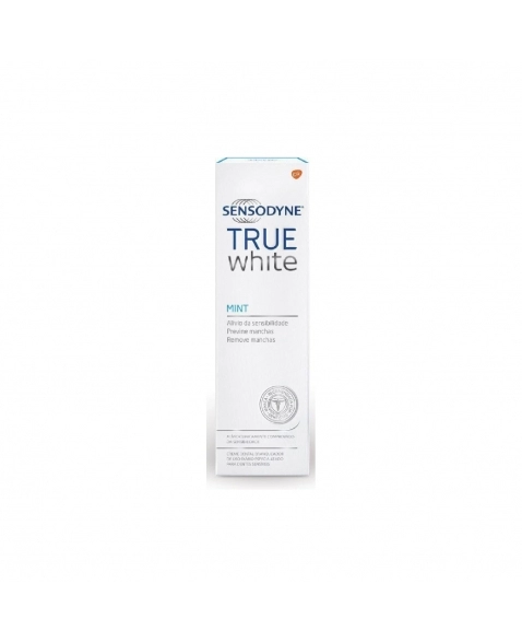 CREME DENTAL MINT SENSODYNE TRUE WHITE CAIXA 100G