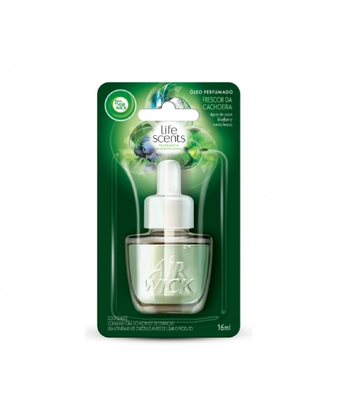 BOM AR AIR WICK REFIL LÍQUIDO PURIFICADOR DE AR FRESCOR DA CACHOEIRA 16ML