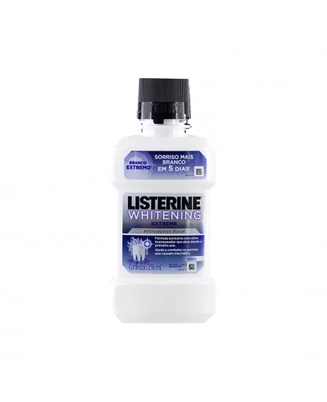 ANTISSÉPTICO BUCAL JOHNSON & JOHNSON LISTERINE WHITE EXTREME MENTA 236ML