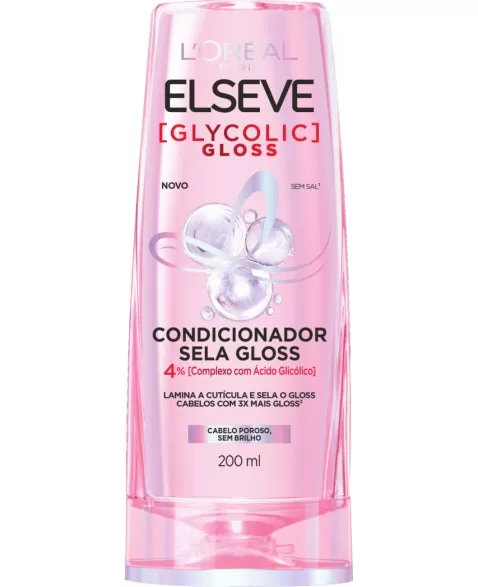 CONDICIONADOR ELSEVE GLYCOLIC GLOSS 200ML