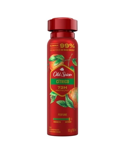 ANTITRANSPIRANTE CÍTRICO 72H OLD SPICE 150ML SPRAY