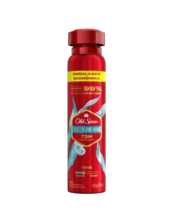 ANTITRANSPIRANTE AEROSSOL BRISA DO MAR OLD SPICE 200ML SPRAY EMBALAGEM ECONÔMICA