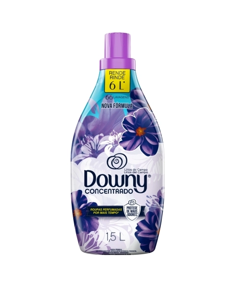 Downy Lírios do Campo Amaciante de Roupas 1,5L