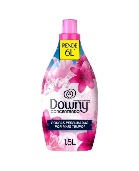 Downy Frescor da Primavera Amaciante de Roupas 1,5L