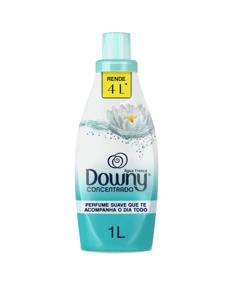 Downy Água Fresca Amaciante de Roupa Frasco 1L